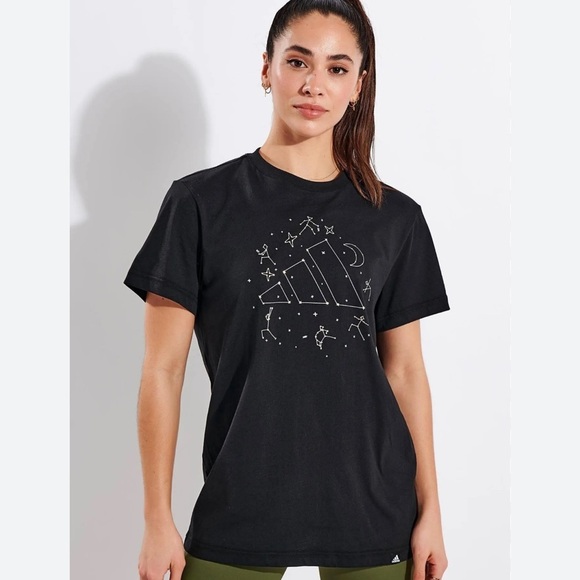 Adidas Black Constellation Tee size Medium Unisex size Medium - Picture 7 of 7